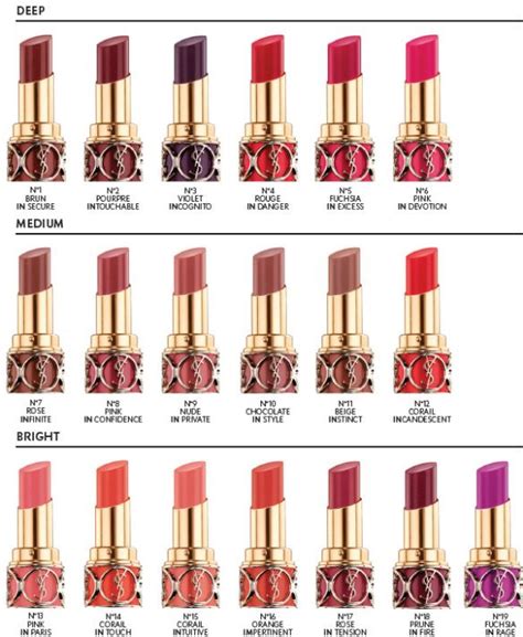 ysl lip tint oil 9|ysl lip gloss chart.